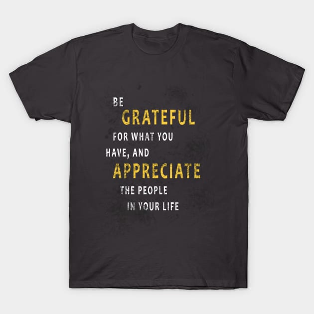 Grateful T-Shirt by AshnoAlice